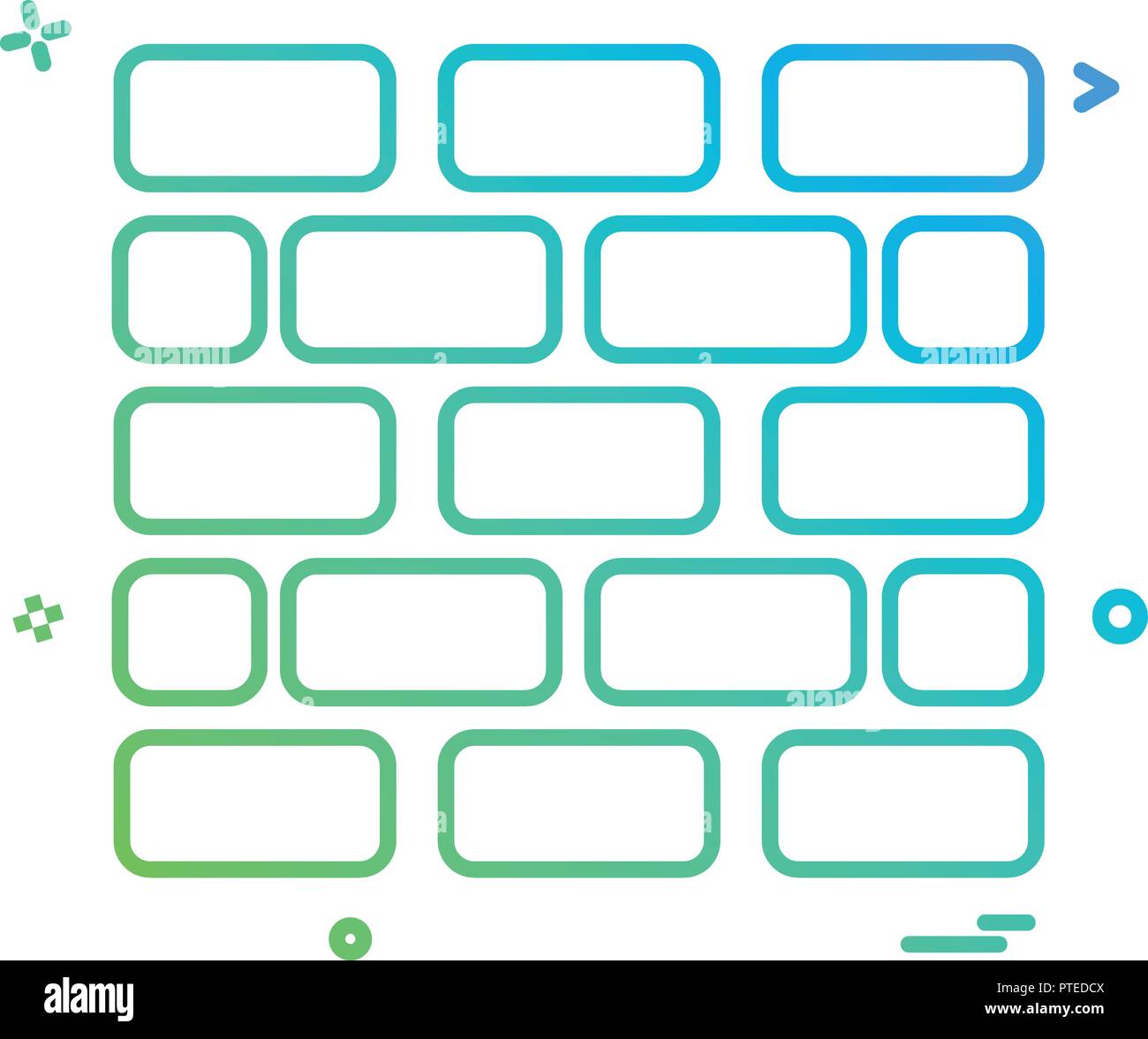 wall icon vector design Stock Vector Image & Art - Alamy