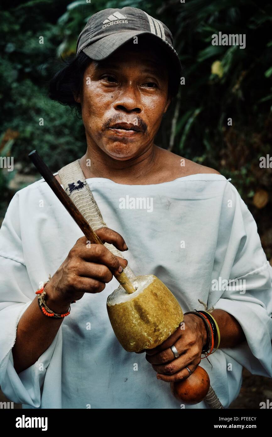 Santa Marta Magdalena Colombia MARCH 10 2016 tribal kogi