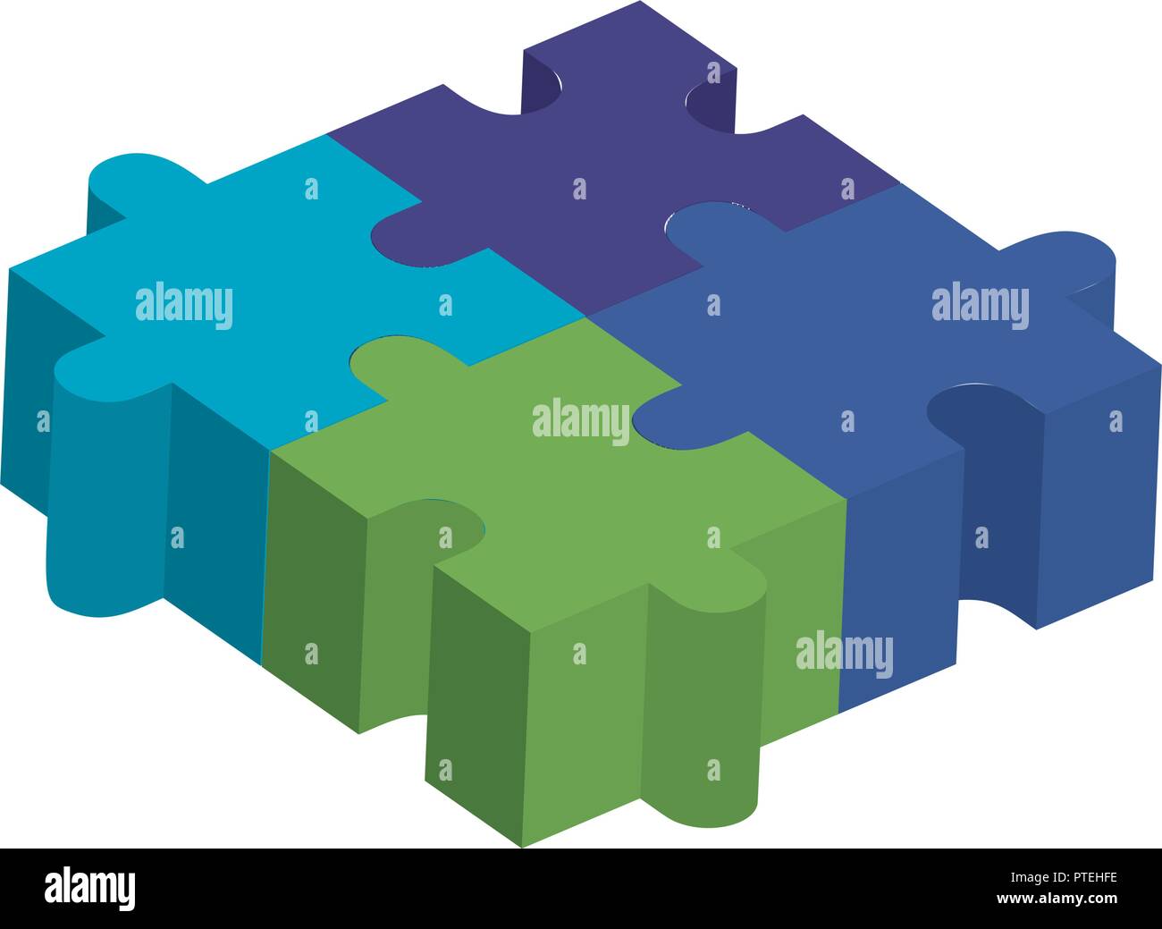 puzzle pieces game icon Stock Vector Image & Art - Alamy