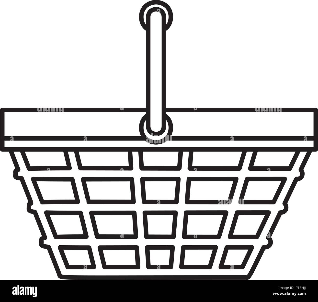 shopping basket isolated icon Stock Vector Image & Art - Alamy