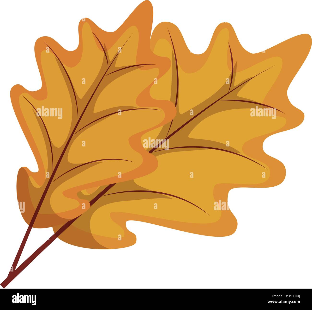 autumn leaf seasonal icon Stock Vector Image & Art - Alamy