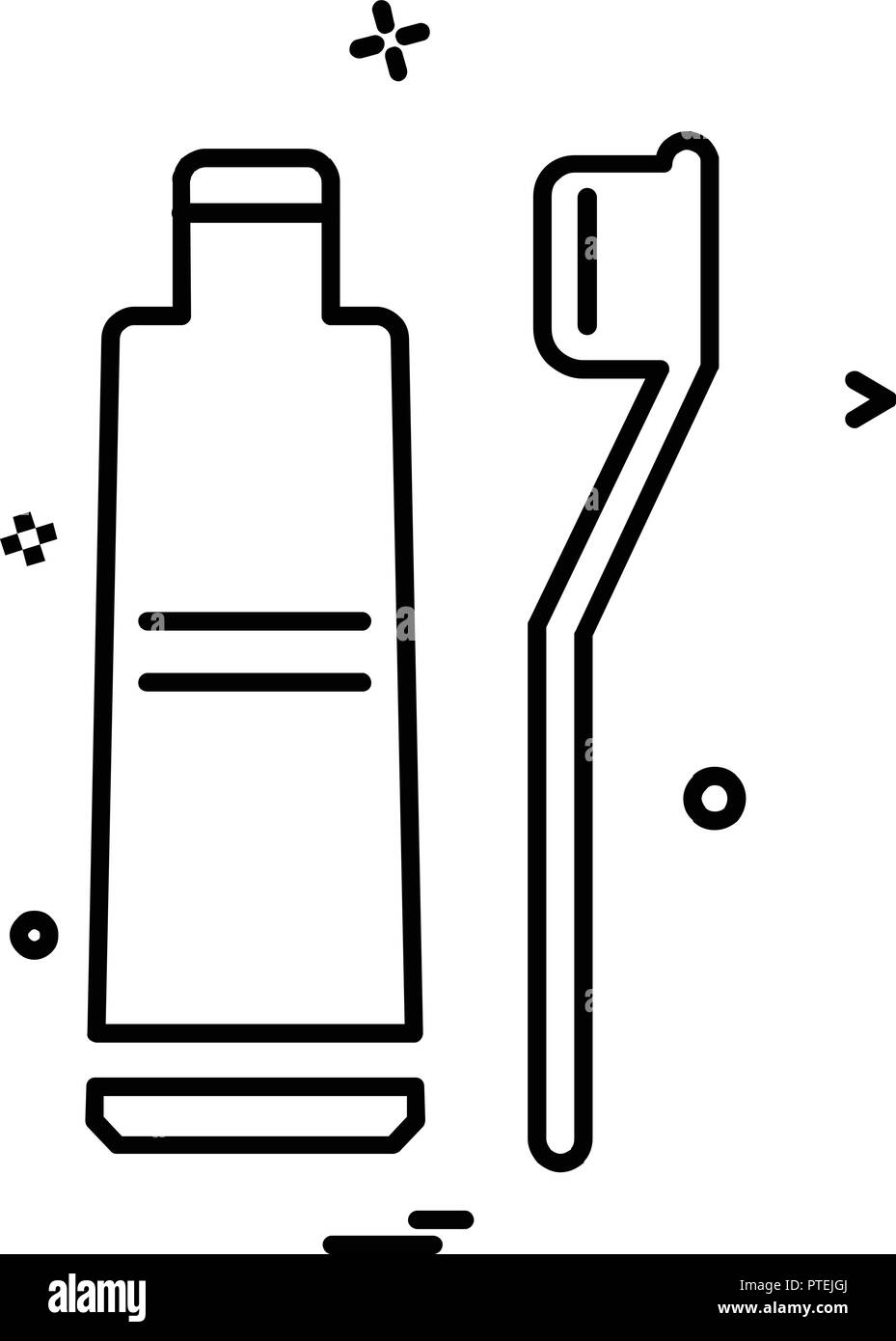 Toothpaste icon design vector Stock Vector Image & Art Alamy