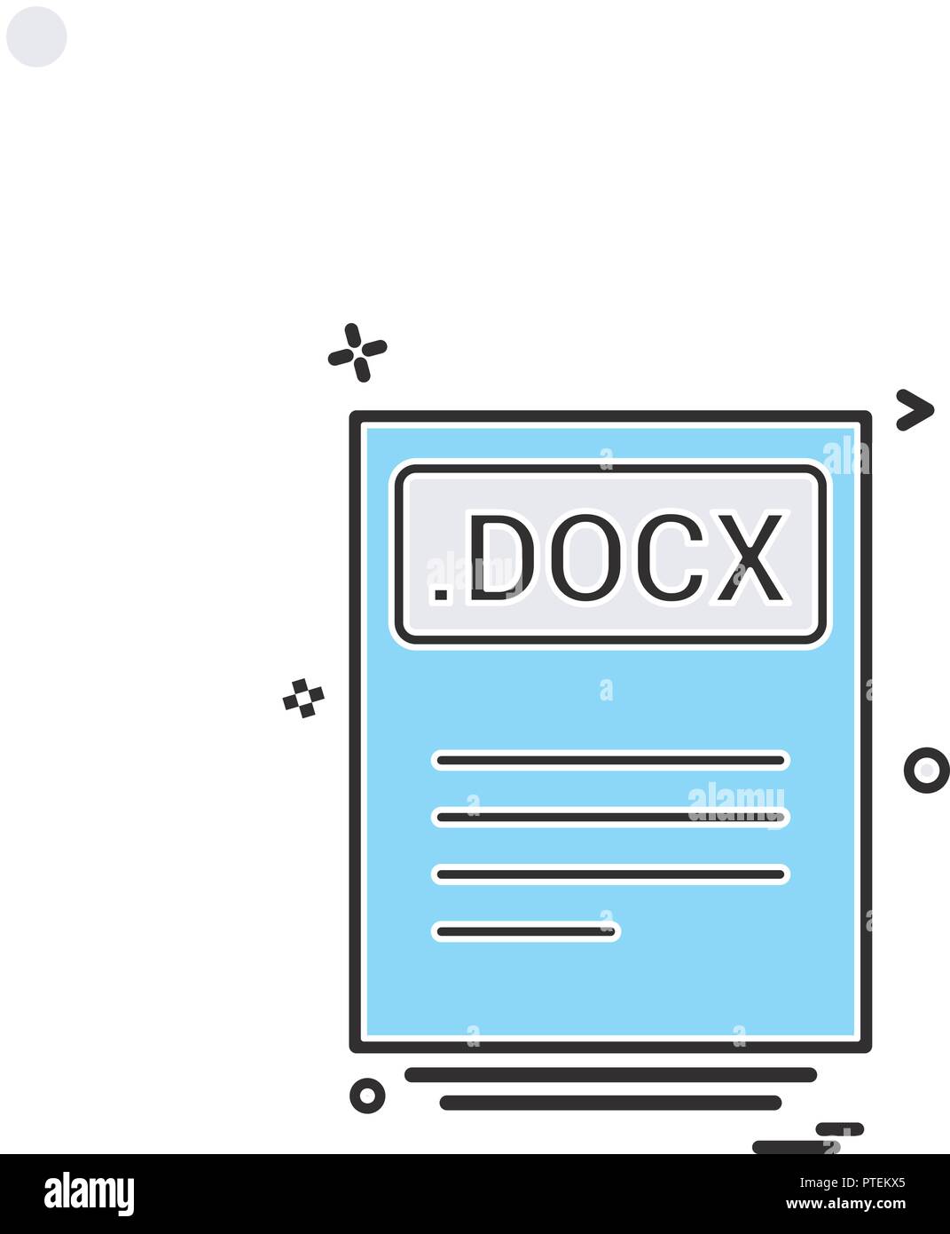 file files docx icon vector design Stock Vector Image & Art - Alamy