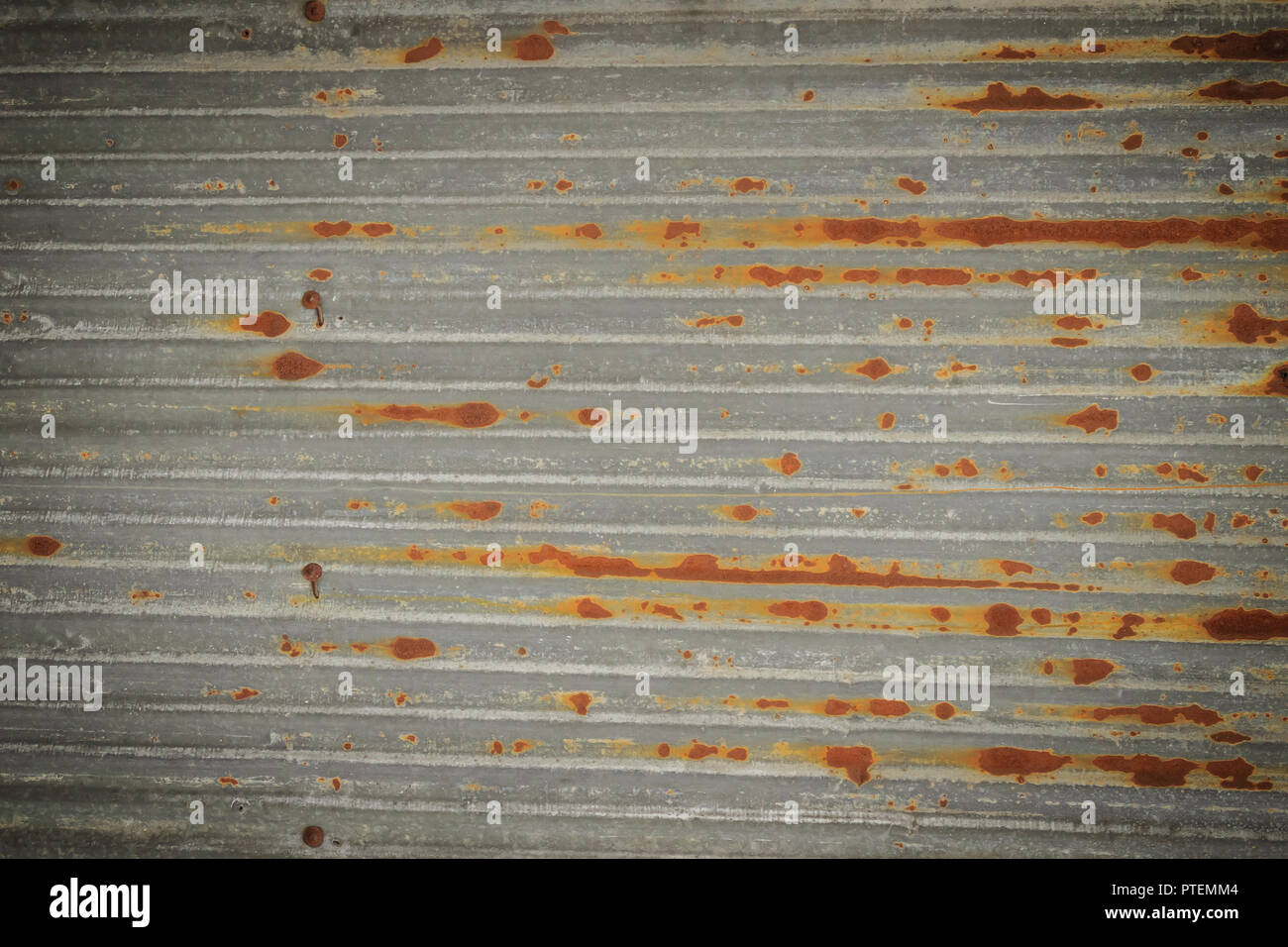 Background texture of the wall of old zinc sheet, metal sheet with