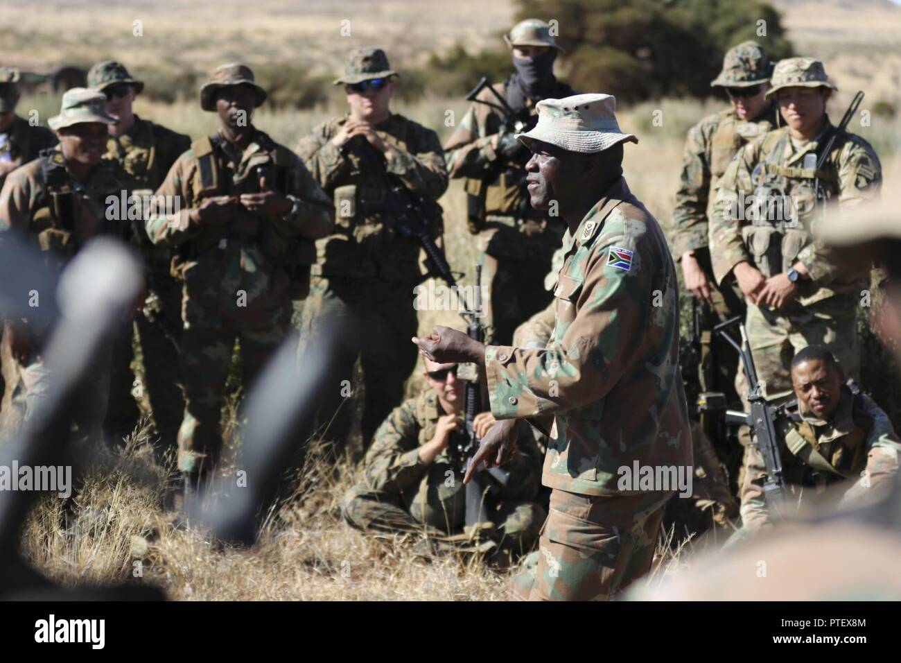 South African National Defense Force Staff Sgt. Moholo Matona, an