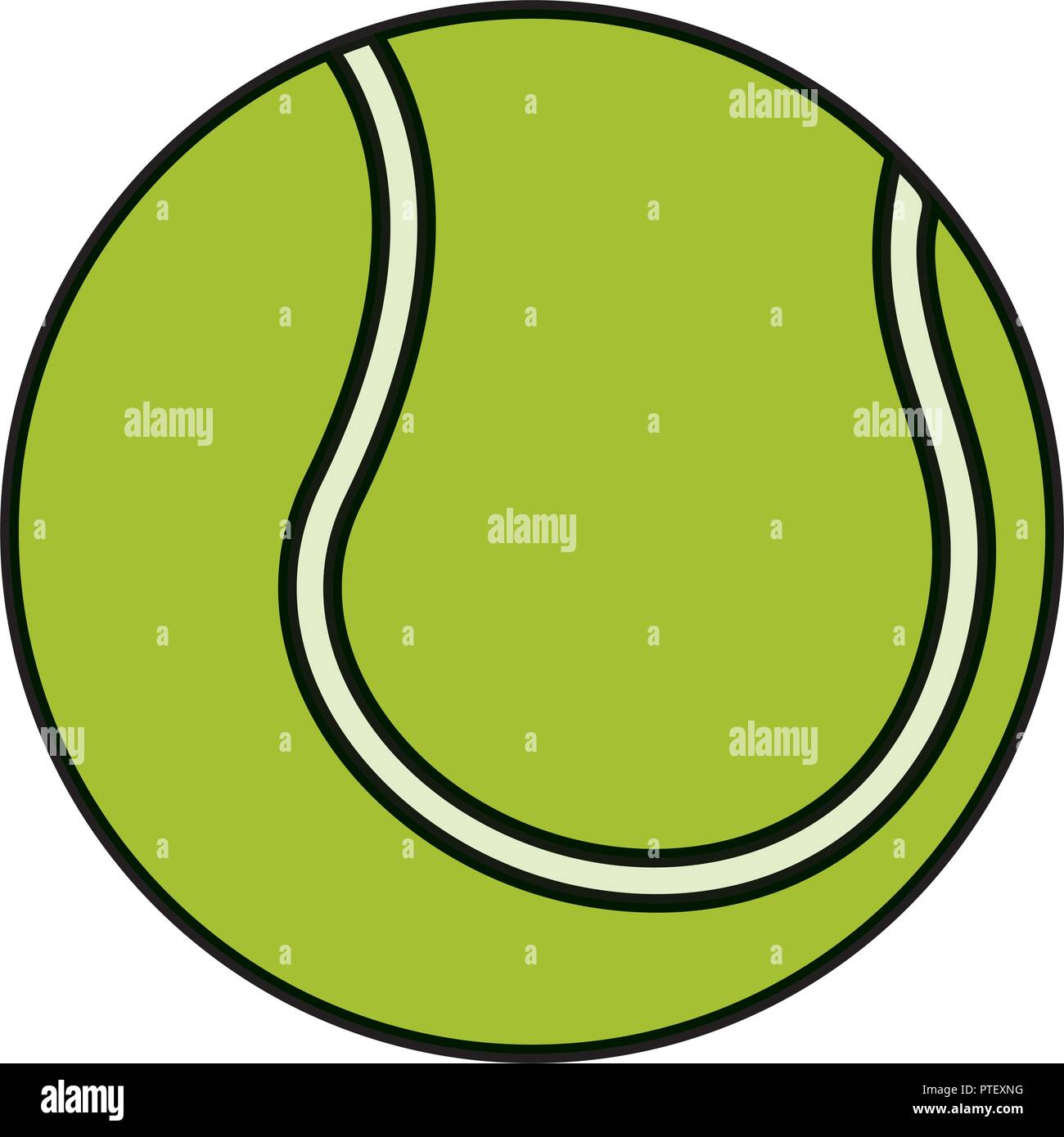 tennis sport ball icon Stock Vector Image & Art - Alamy