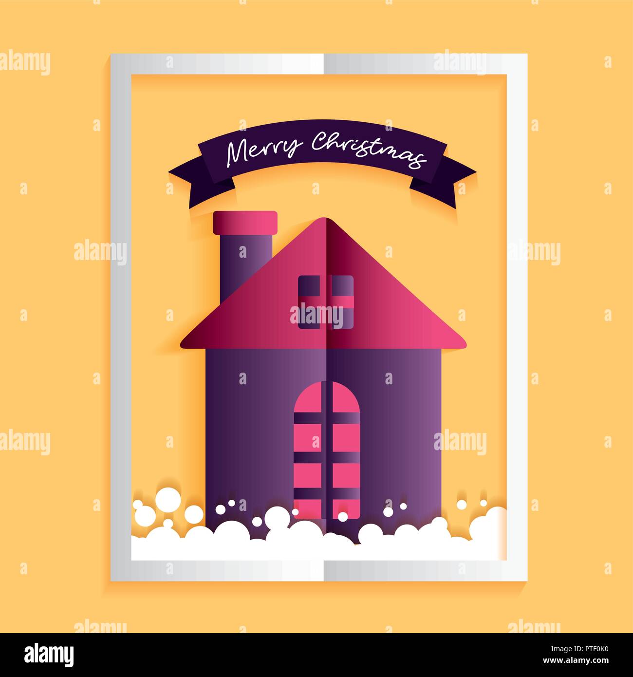 merry christmas card Stock Vector Image & Art - Alamy