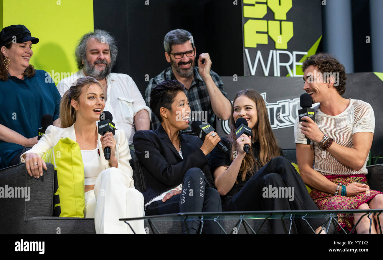 New York, NY October 5, 2018 Mortal Engines crew and cast attend on
