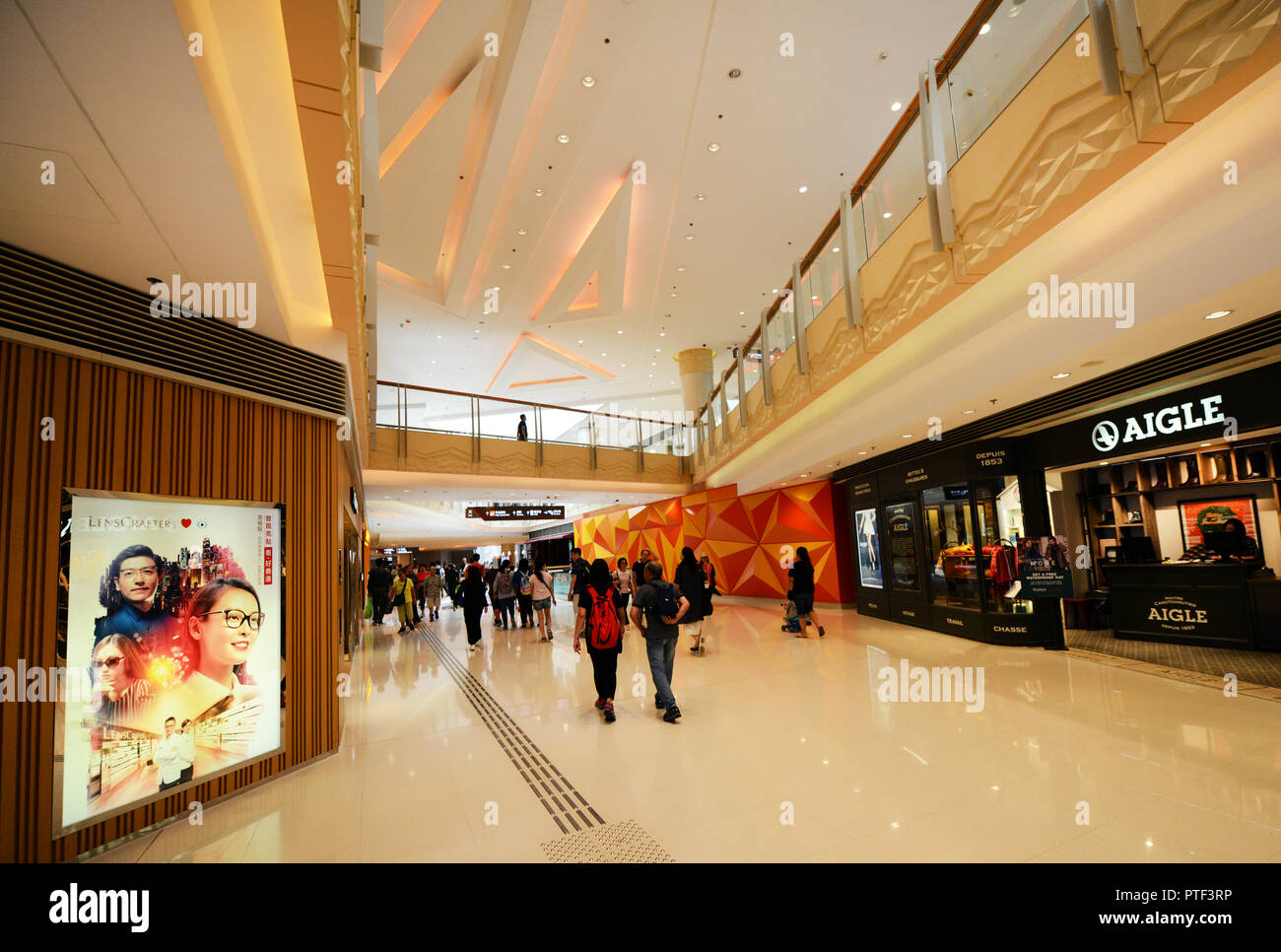 Elements shopping mall in Hong Kong. Stock Photo