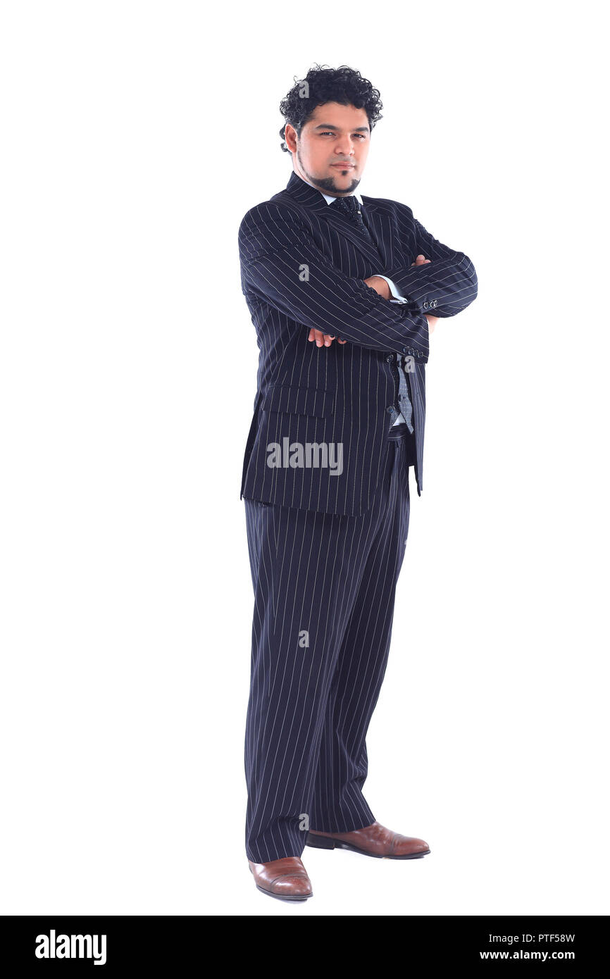 photo of successful businessman in business suit on white background ...