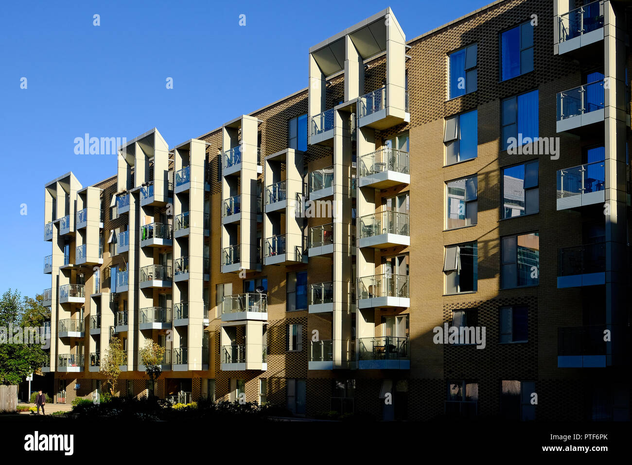 modern apartment building, CB1 area, cambridge, england Stock Photo Alamy