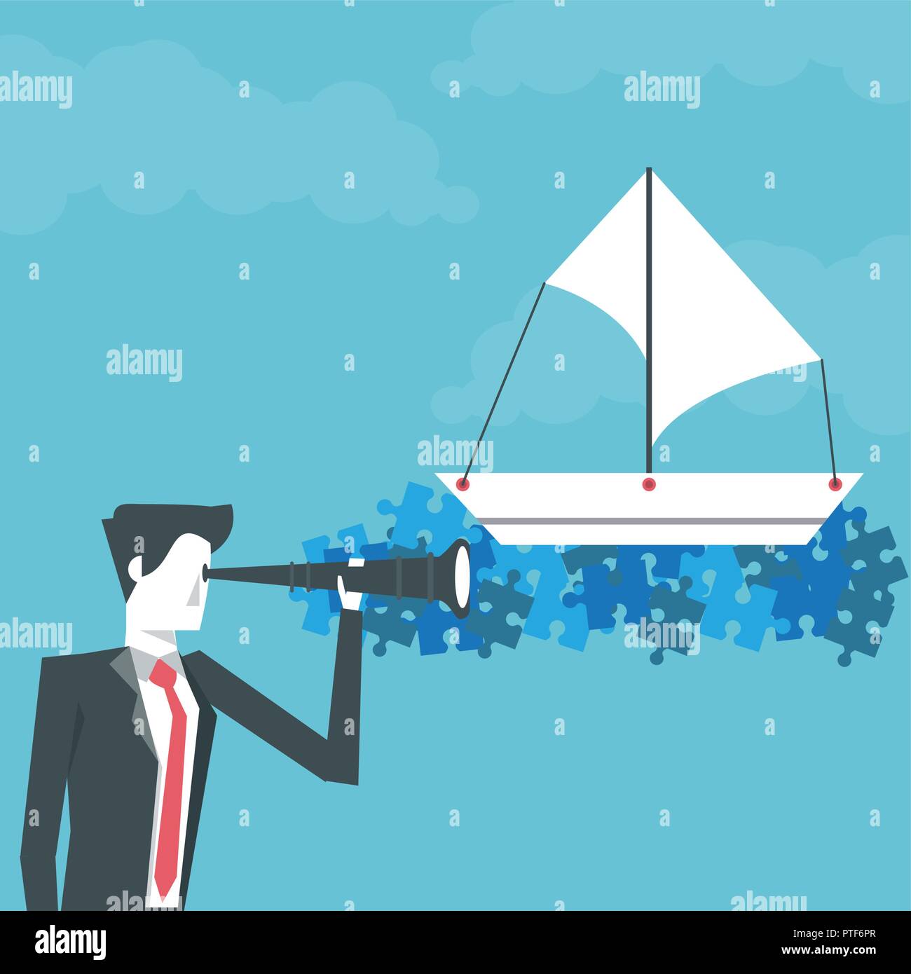 business leader and visionary Stock Vector Image & Art - Alamy