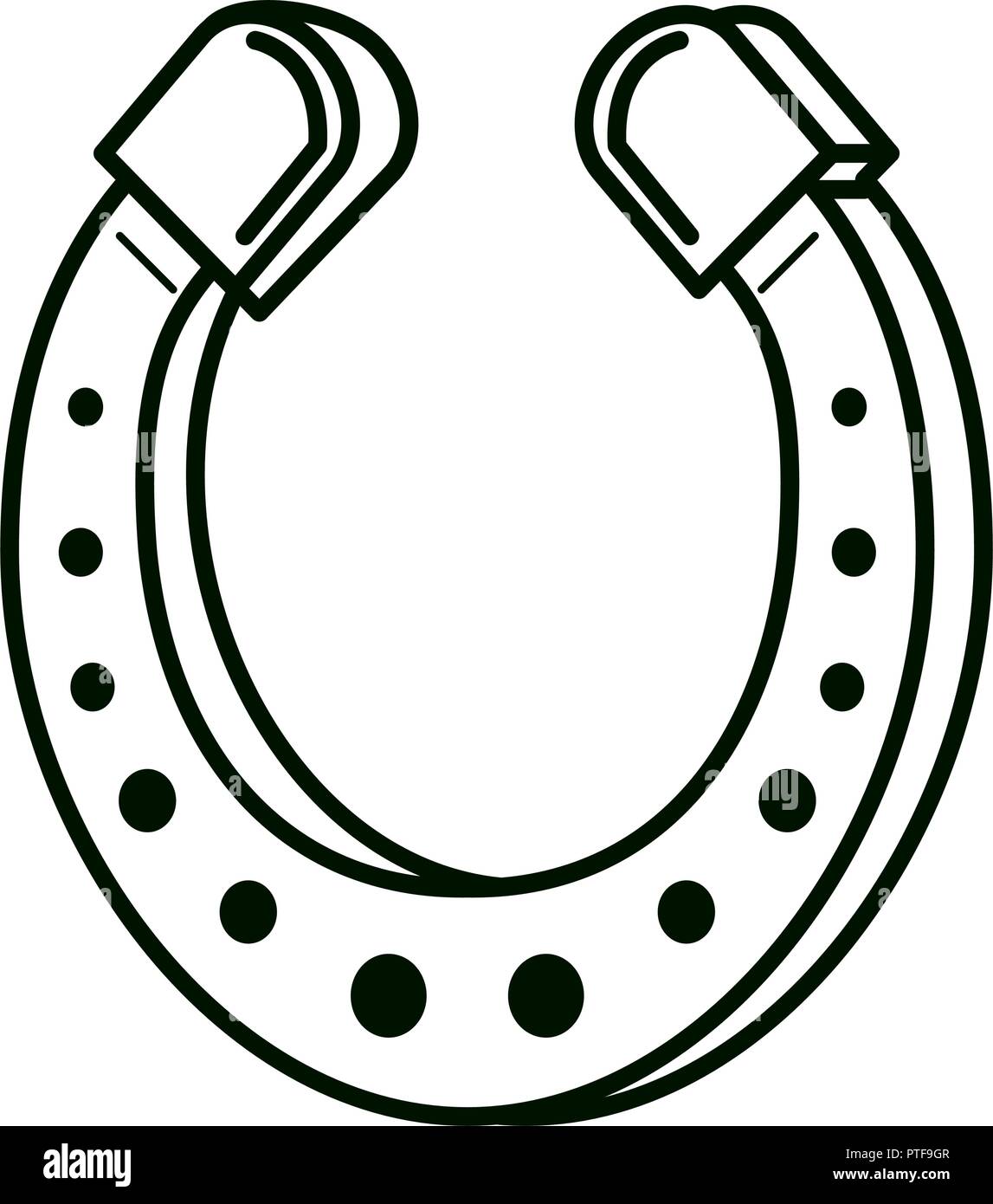 Horseshoe irish symbol Stock Vector Image & Art Alamy