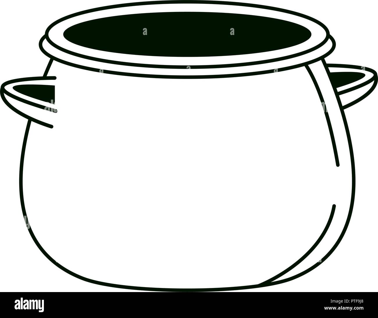 Empty Pot Isolated Stock Vector Image Art Alamy