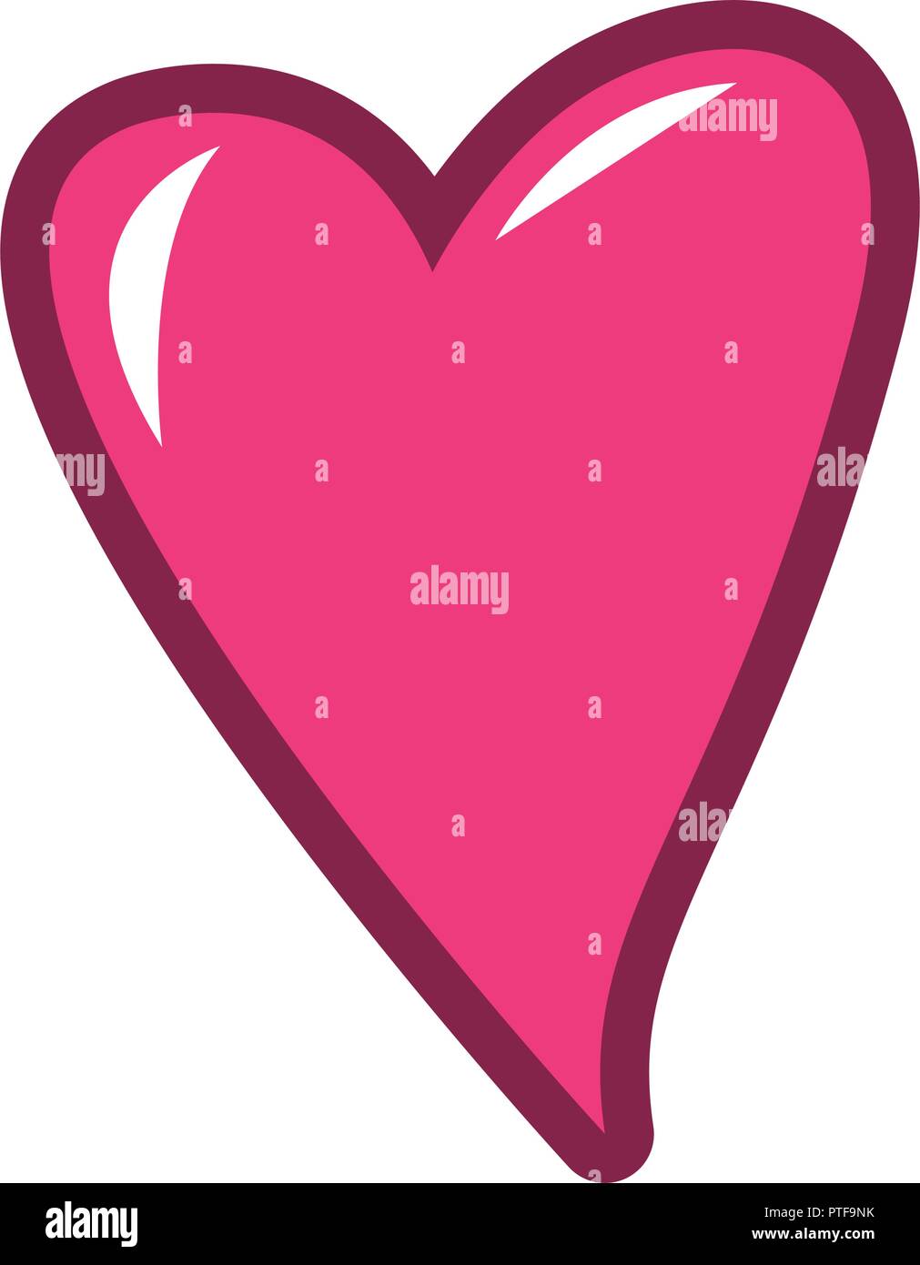 Heart doodle cartoon Stock Vector Image & Art - Alamy