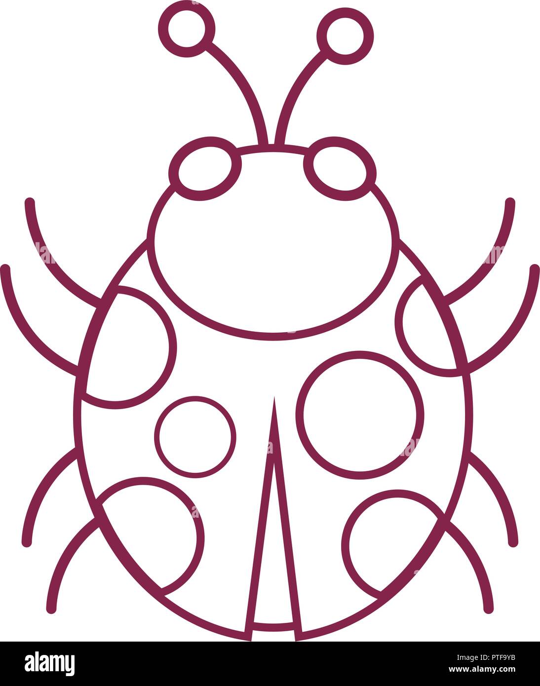 ladybug cute cartoon Stock Vector Image & Art - Alamy