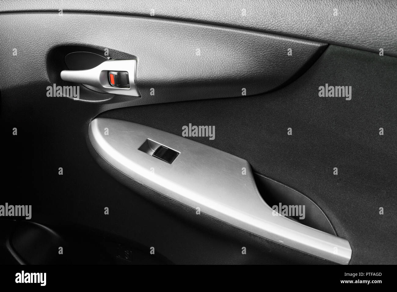 Car door inside the car, interior close Stock Photo Alamy