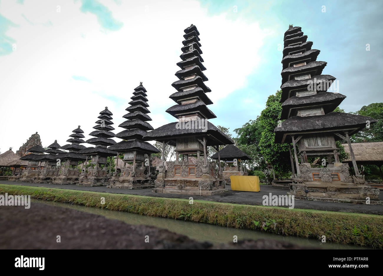 BALI INDONESIA - JULY 14, 2018 Taman Ayun Temple is a royal temple of Mengwi Empire located in Mengwi. This place is one of the destination for travel Stock Photo