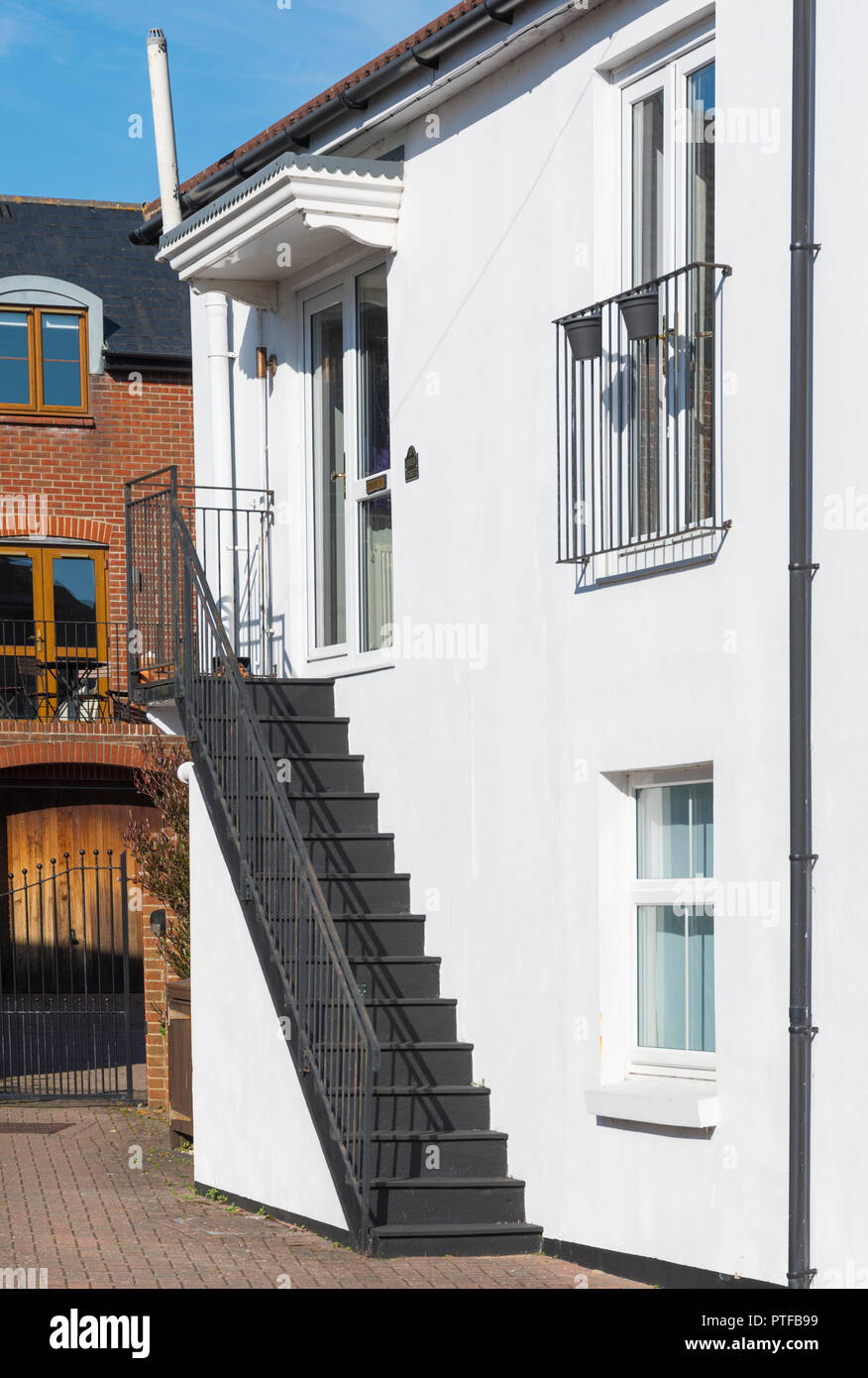 Side entrance stairs hires stock photography and images Alamy