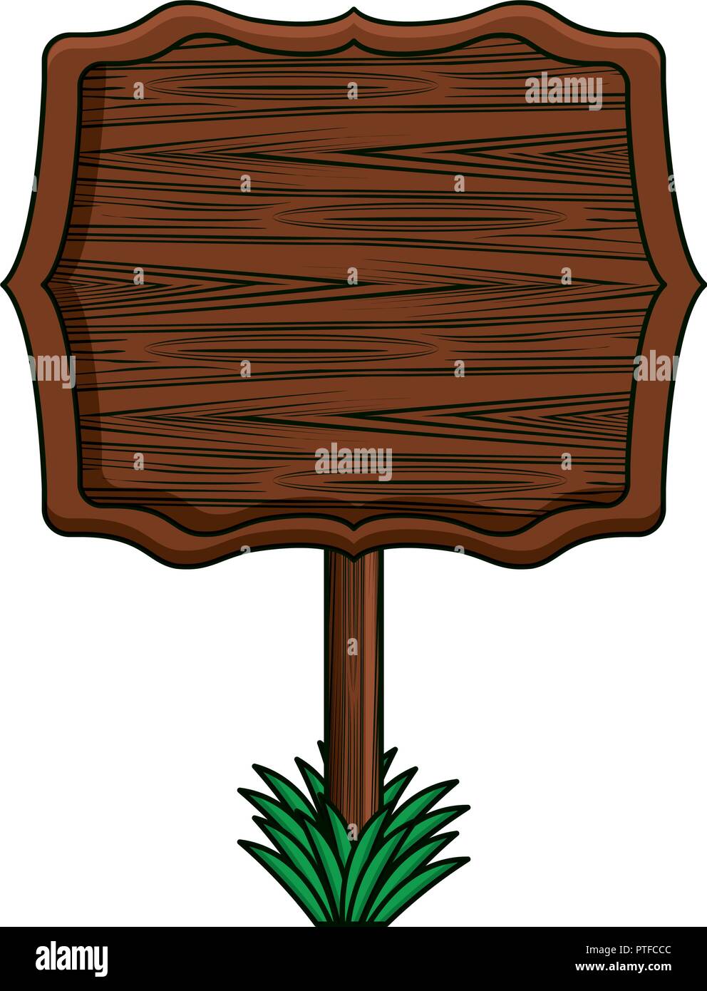 Blank wooden sign Stock Vector Image & Art - Alamy