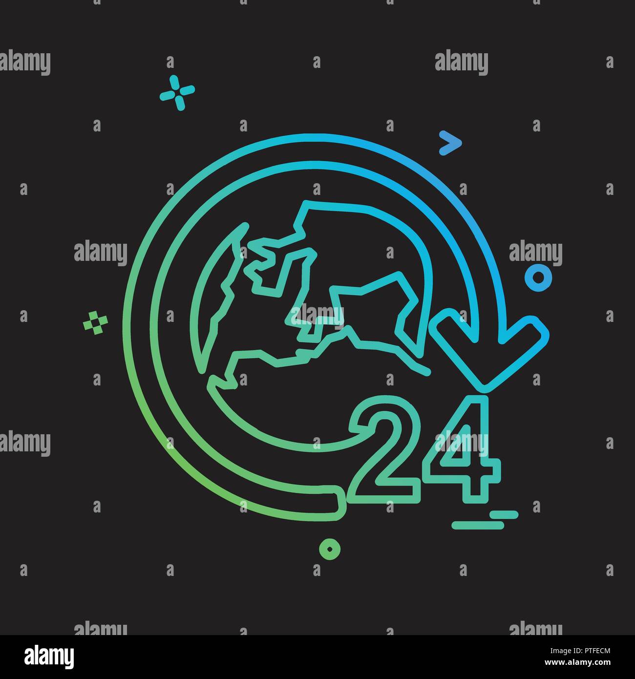 World globe icon design vector Stock Vector Image & Art - Alamy