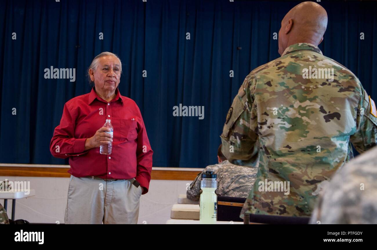 Albert Foote Sr., an elder Native American from Poplar, Montana