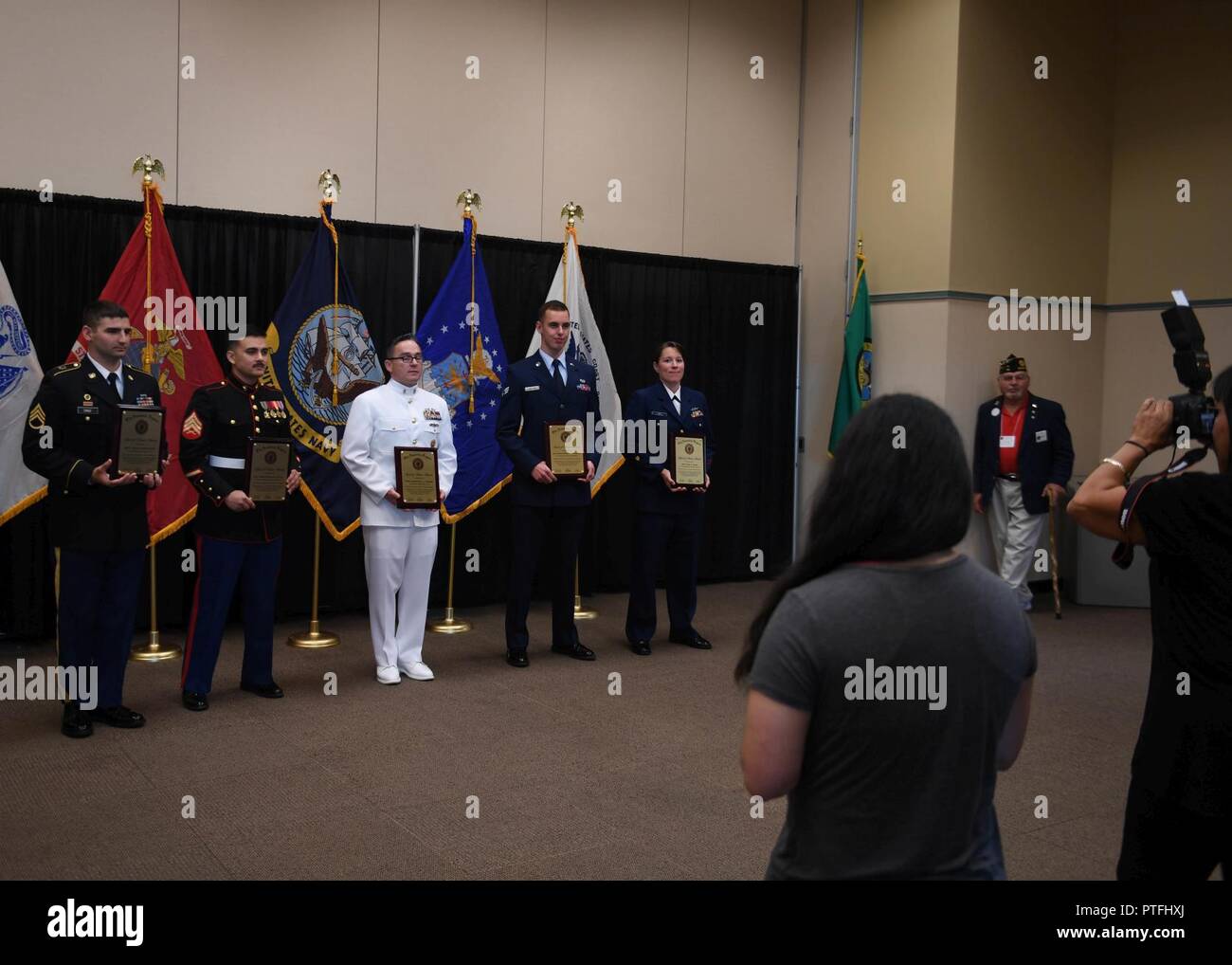 American legion spirit of service award hires stock photography and