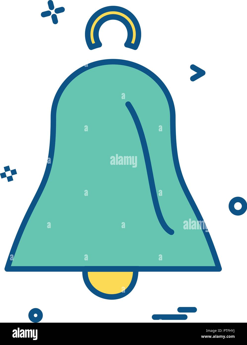 Bell icon design vector Stock Vector Image & Art - Alamy