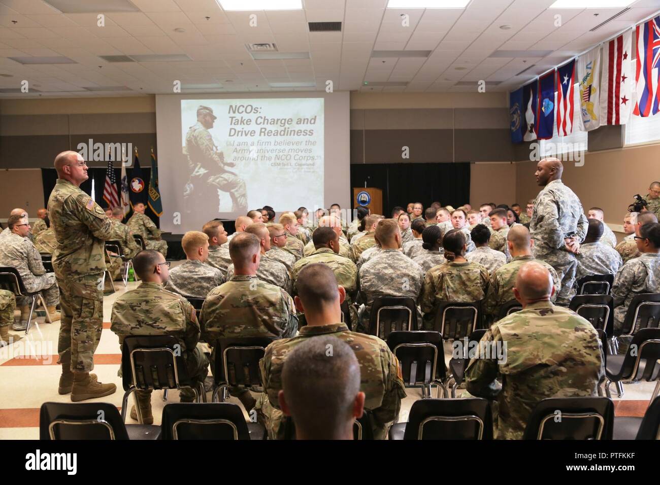 United states army sergeant major academy high resolution stock