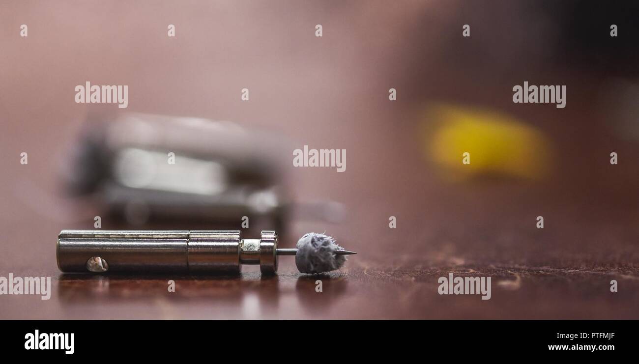 Taser points lay on the ground during Taser and OC spray training July