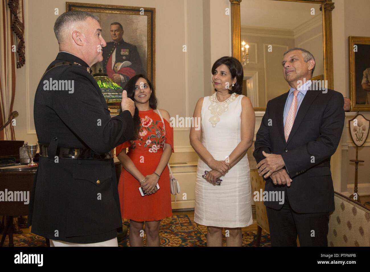 From left, Assistant Commandant of the Marine Corps Gen. Glenn M