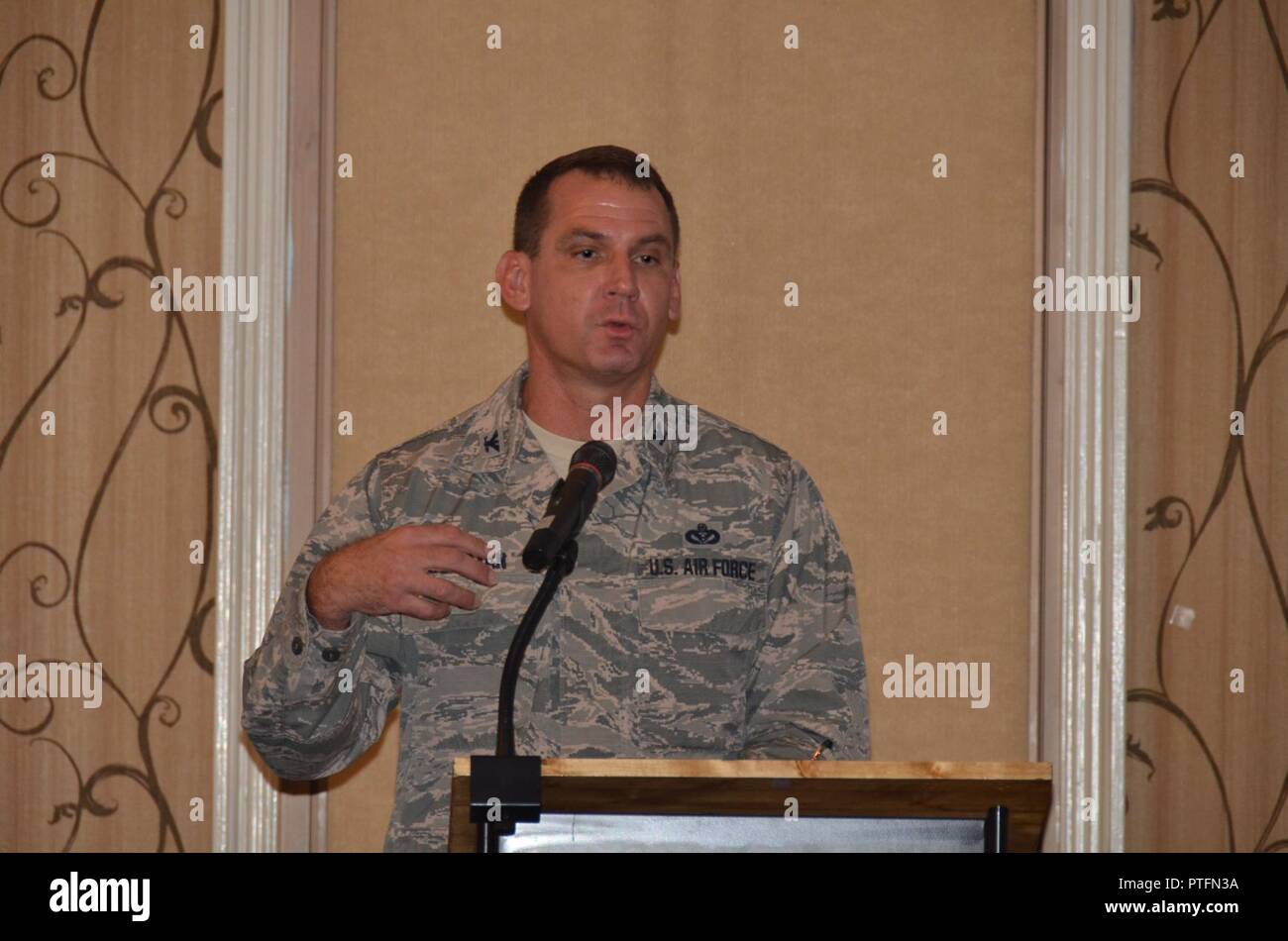 Col. Dean Hartman speaks during the 2017 Planning and Programming ...