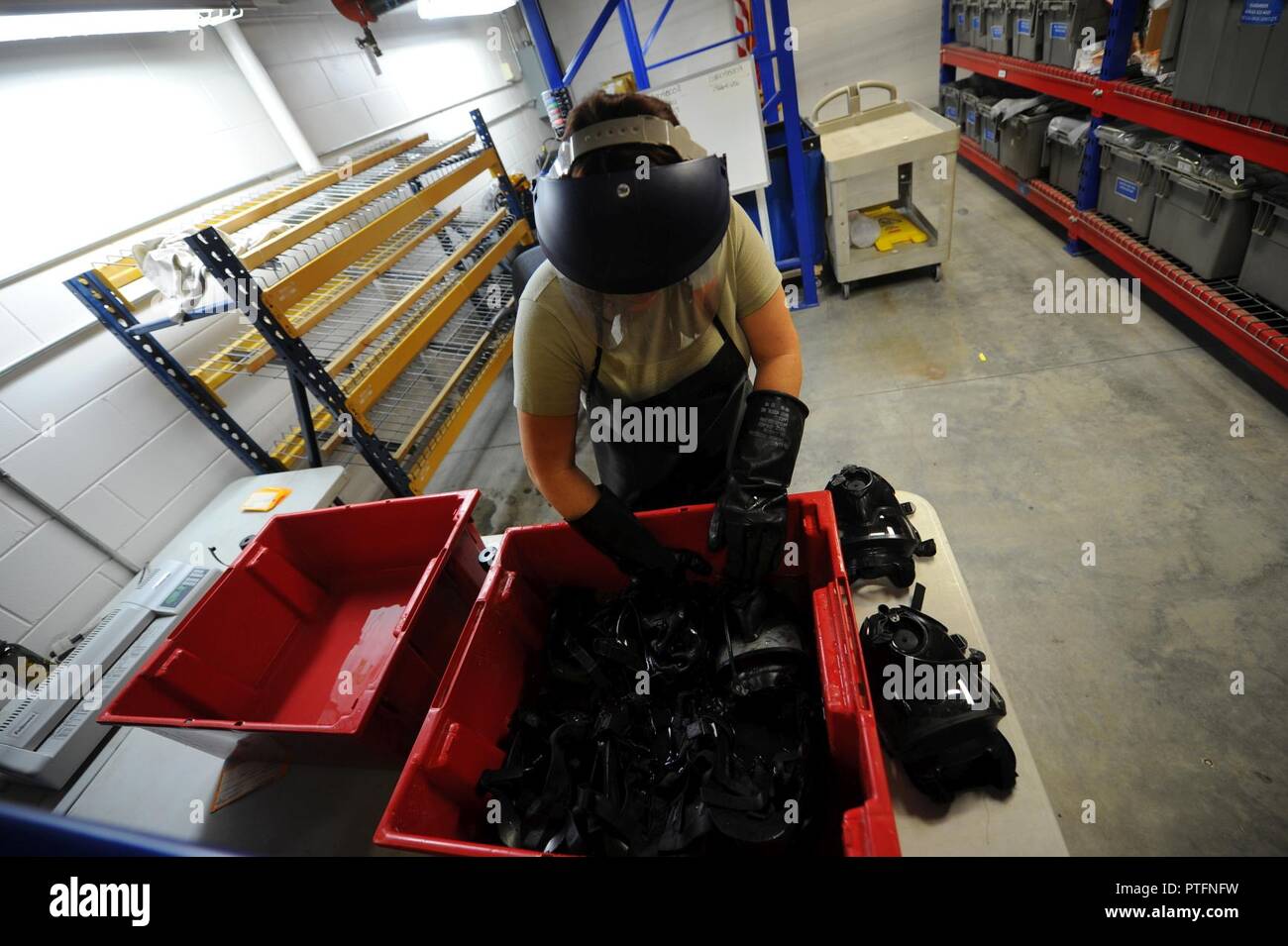 Senior Airman Jordan Parker, a materiel management journeyman with the