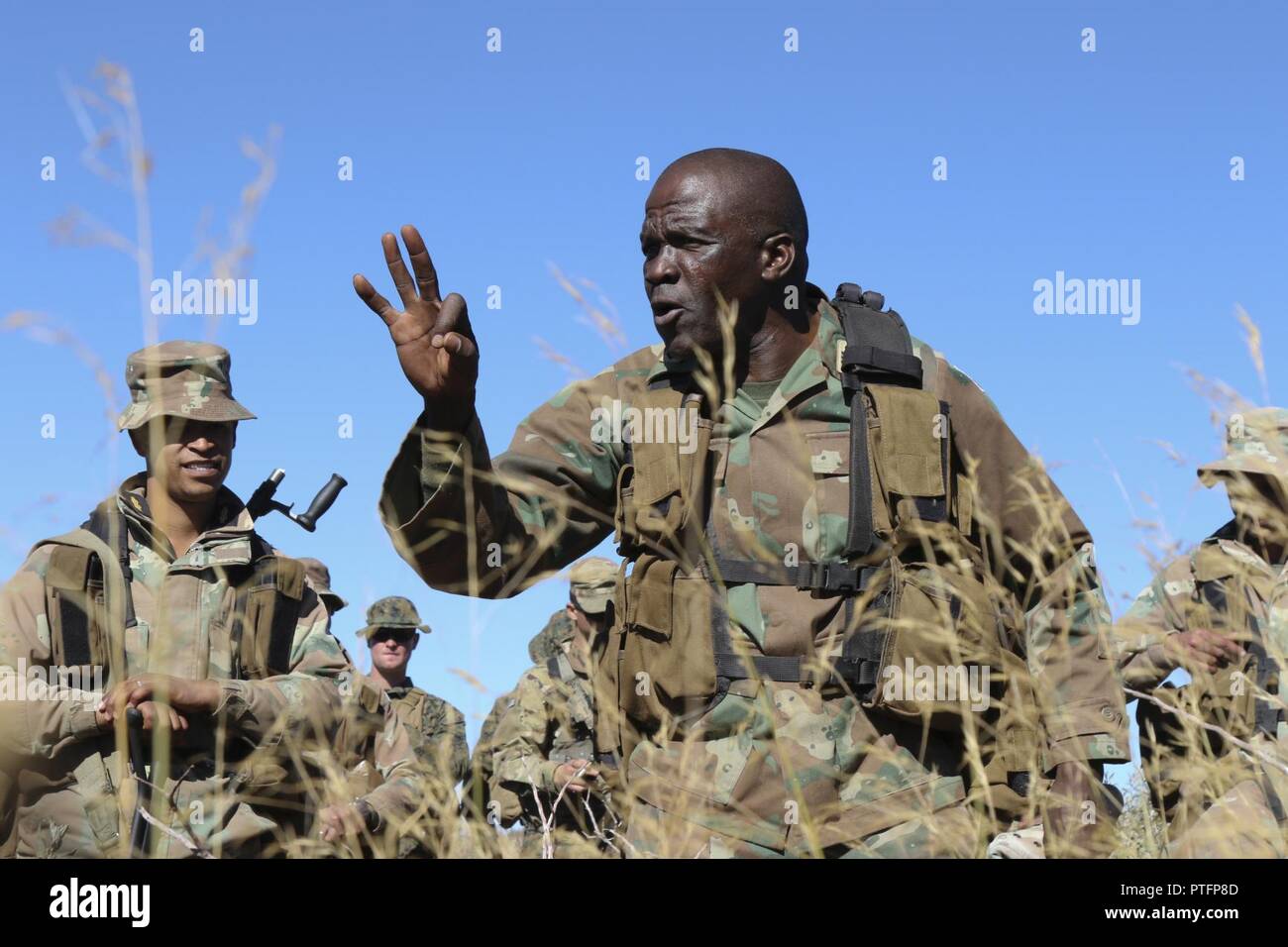 South African National Defense Force Staff Sgt. Moholo Matona, an