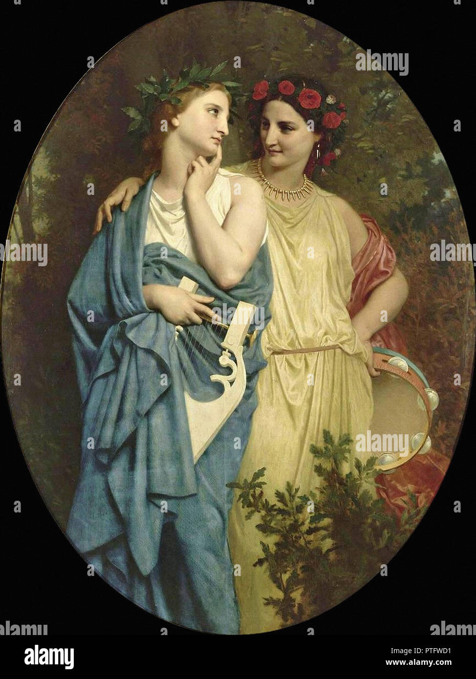 Bouguereau  William - Philomèle Et Procné Stock Photo