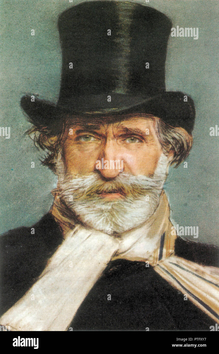 Boldini  Giovanni - Giuseppe Verdi 1 Stock Photo