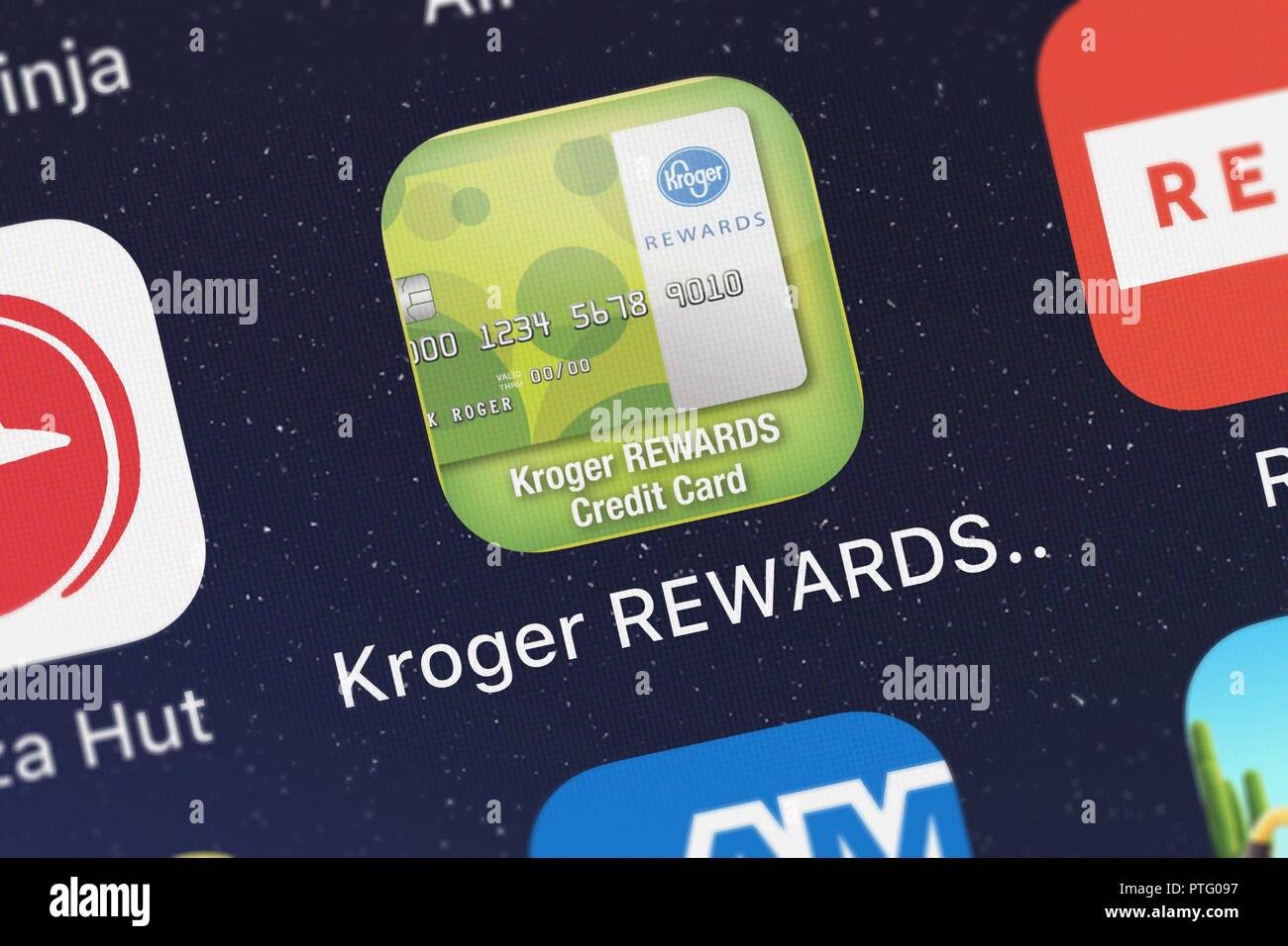 Kroger rewards credit card app hires stock photography and images Alamy