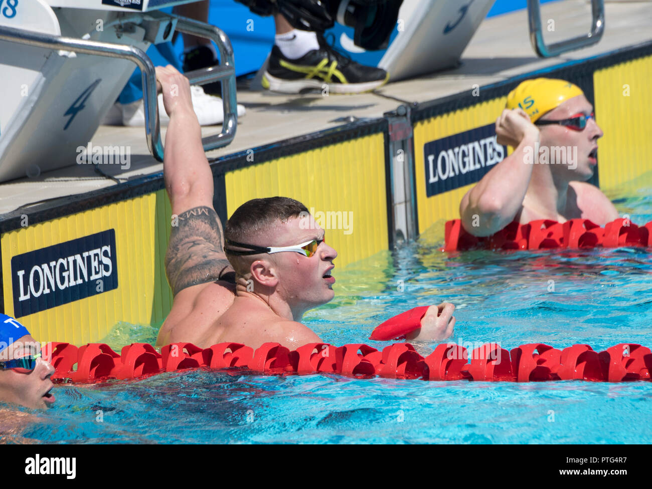 100m breaststroke hi-res stock photography and images - Alamy