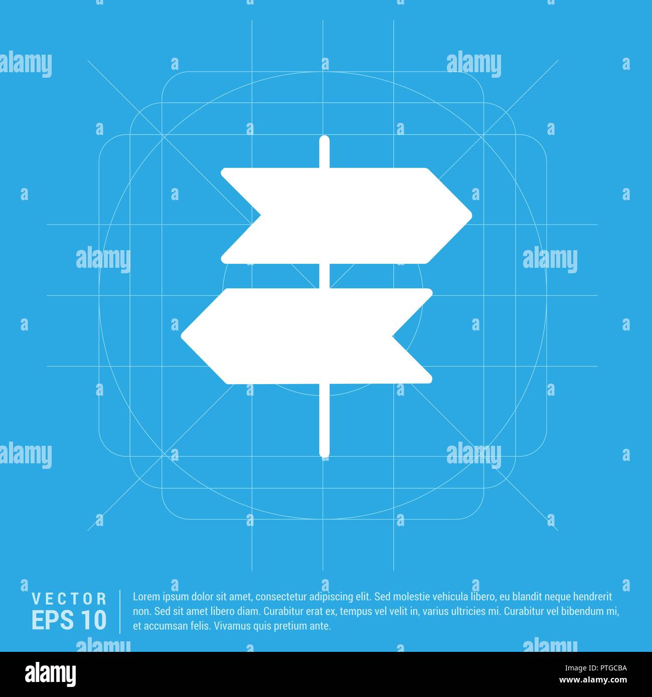 Direction signboard icon Stock Vector Image & Art - Alamy