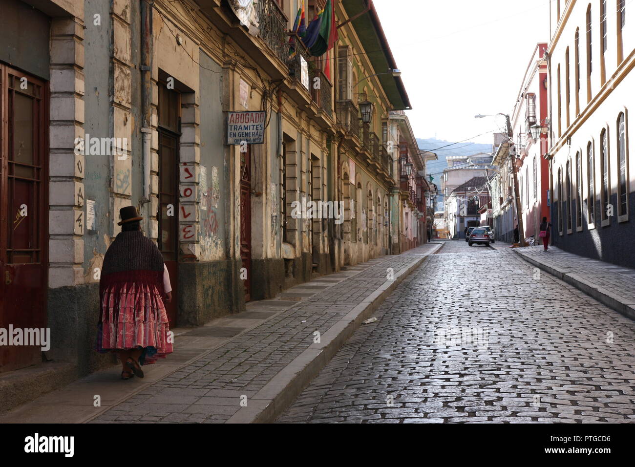 La Paz in Bolivia Stock Photo