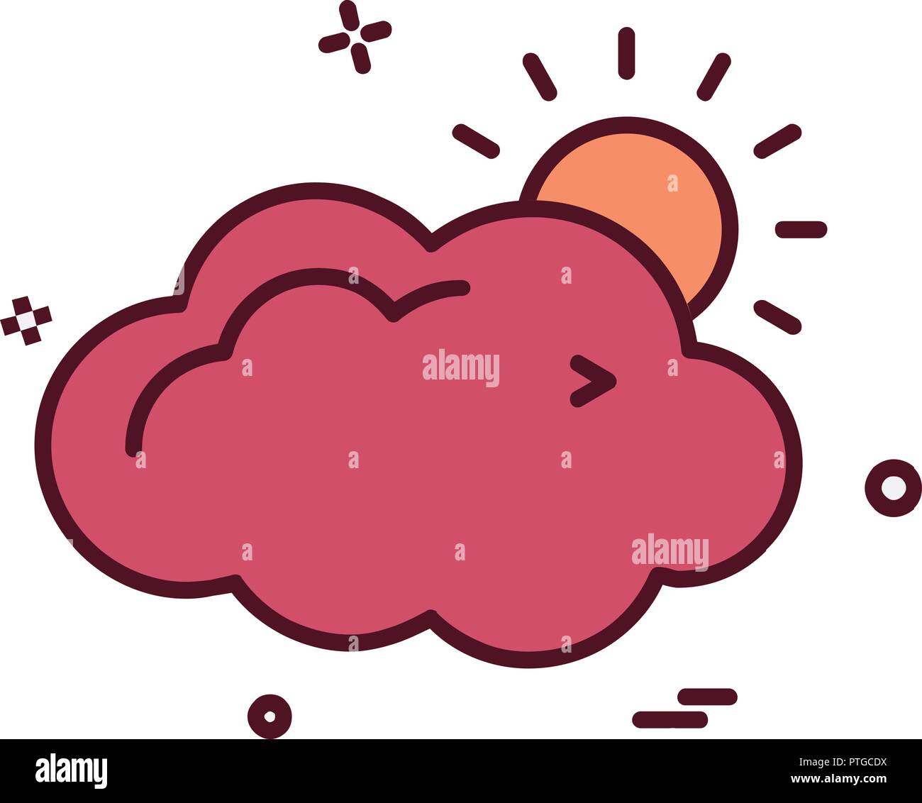 Cloud icon design vector Stock Vector Image & Art - Alamy
