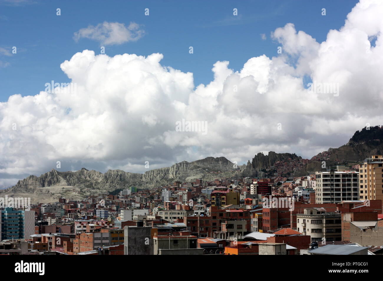 La Paz in Bolivia Stock Photo