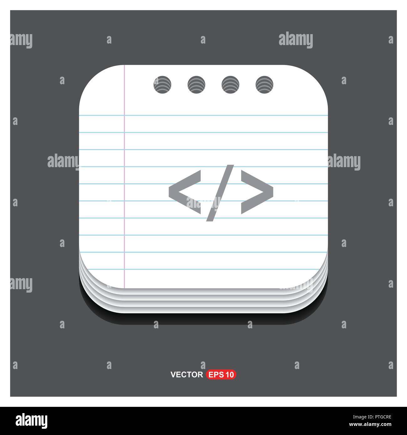 code icon - Free vector icon Stock Vector Image & Art - Alamy