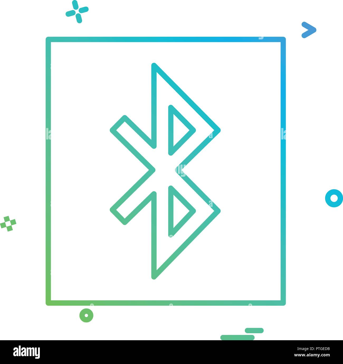 Bluetooth icon design vector Stock Vector Image & Art - Alamy