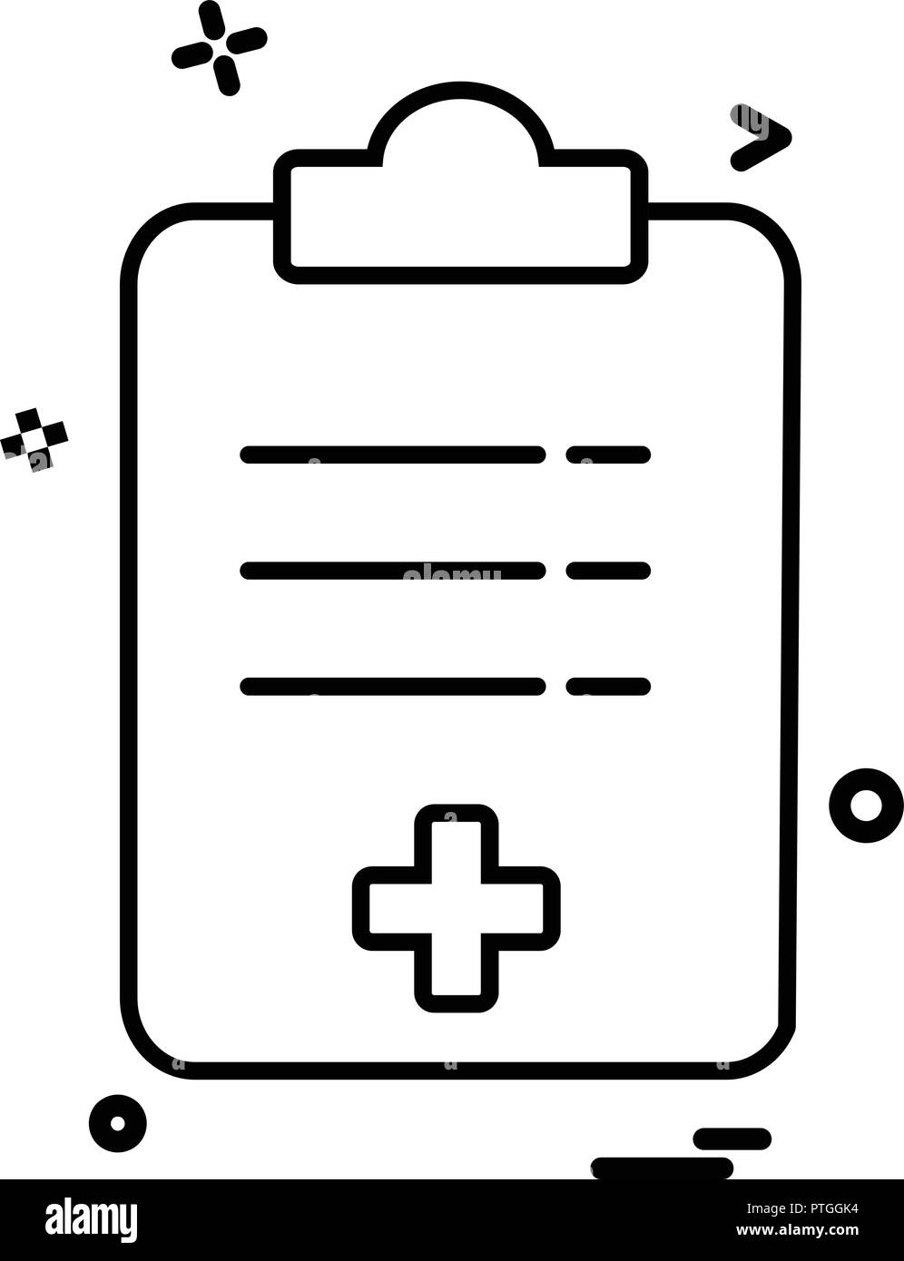 file clipboard paperboard details icon vector desige Stock Vector