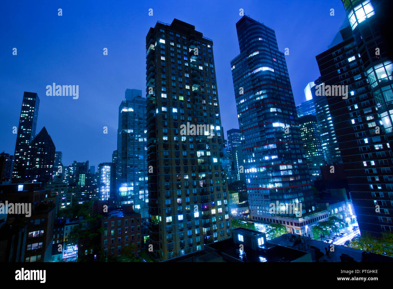 Historic new york city night hi-res stock photography and images - Alamy