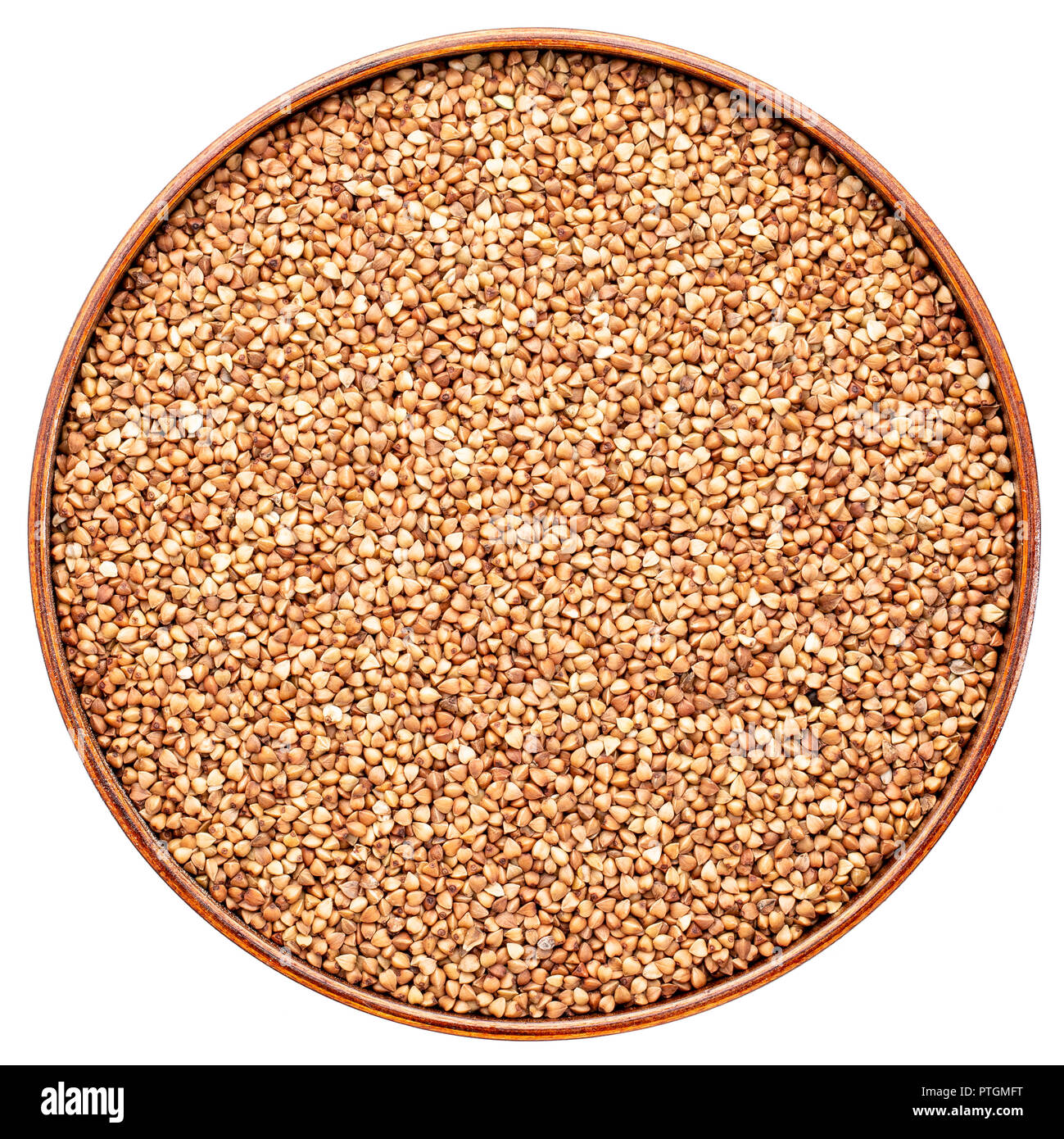 Top view roasted buckwheat Cut Out Stock Images Pictures Alamy