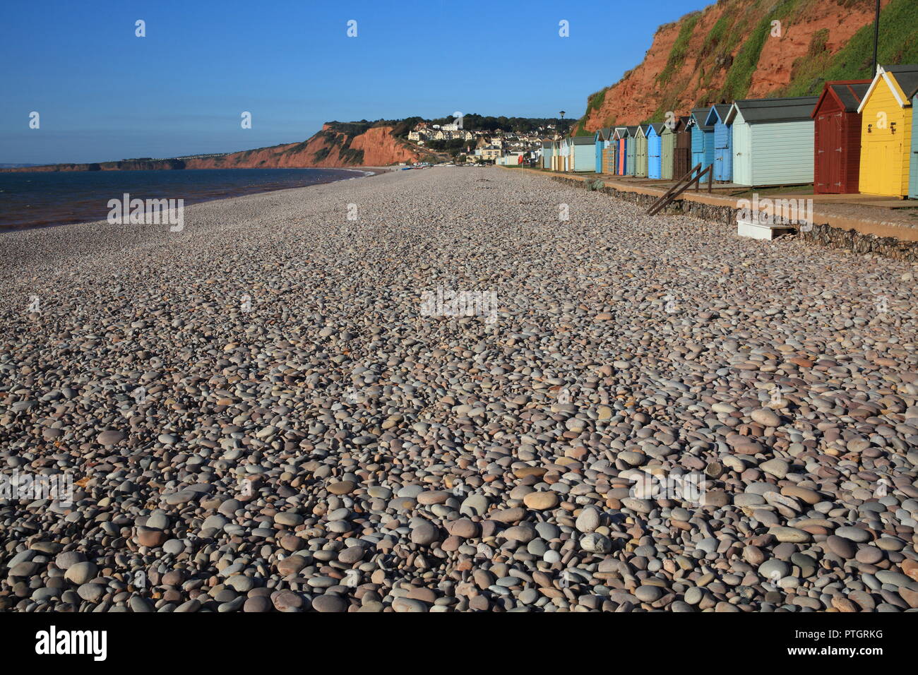 Budleigh Salterton seafront, East Devon, England, UK Stock Photo Alamy
