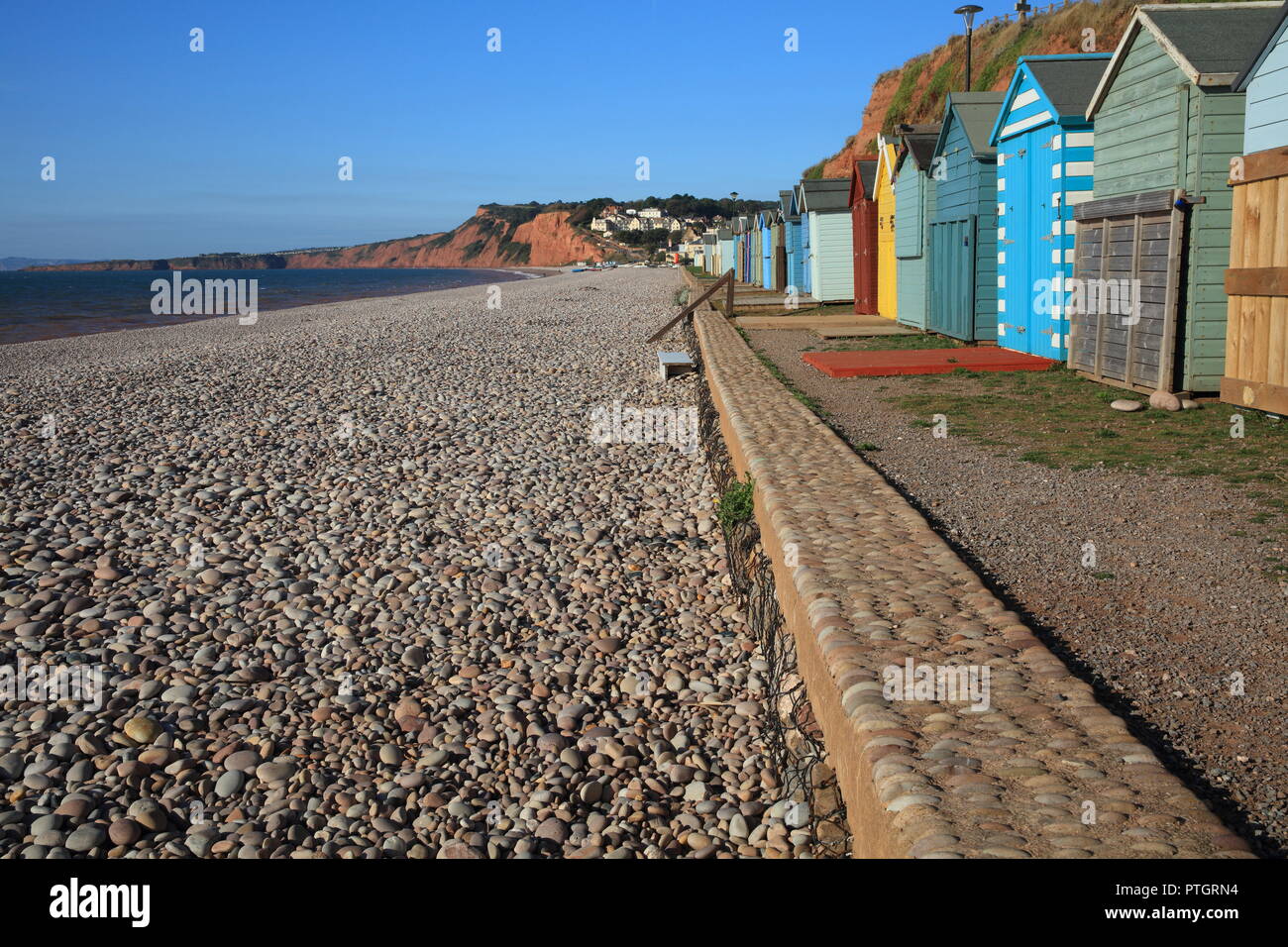 Budleigh Salterton seafront, East Devon, England, UK Stock Photo Alamy