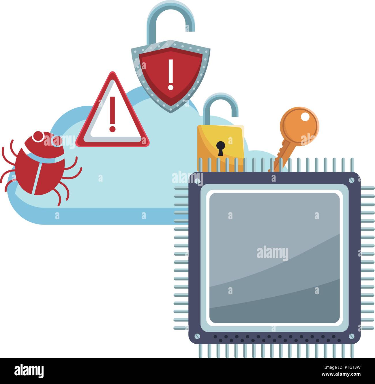 Security system technology Stock Vector Image & Art - Alamy